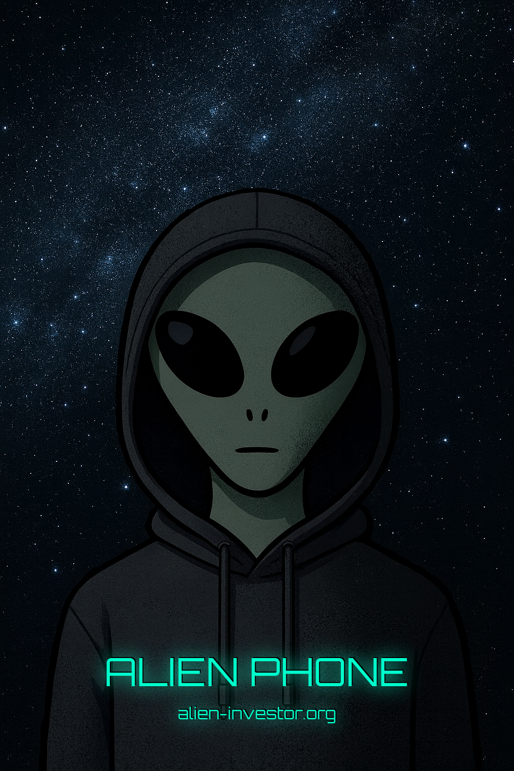 Alien Phone — GrapheneOS mit Alien Wallpaper