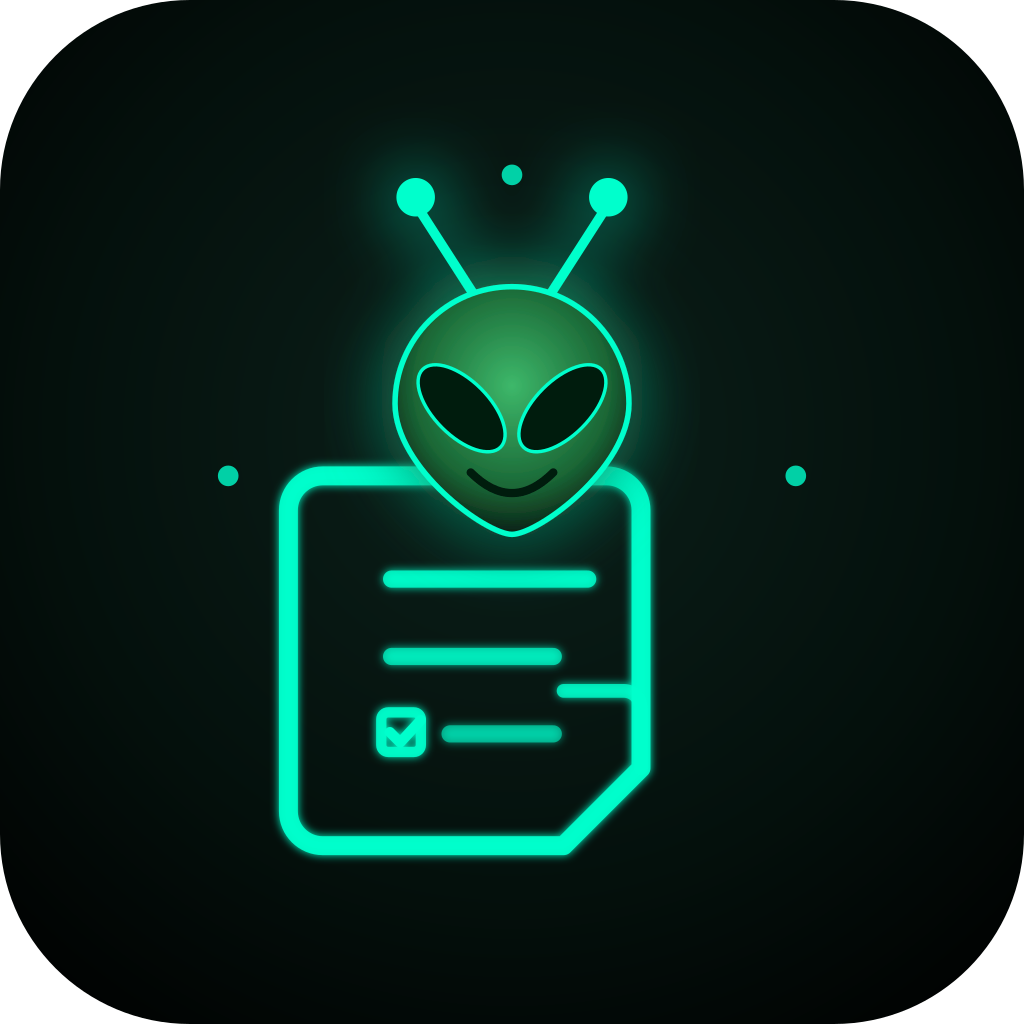 App icon: Alien Notes