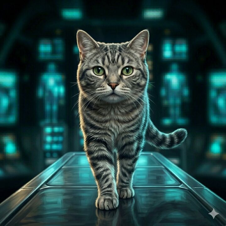 Miu, die Bordkatze